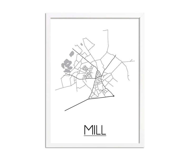 Mill Stadtplan-poster