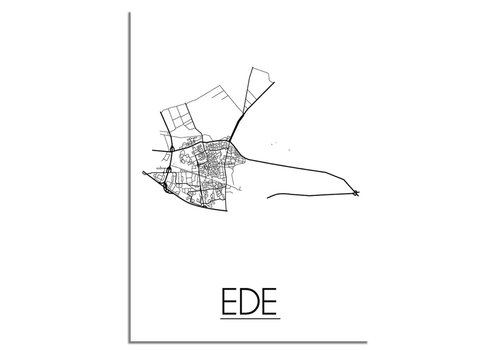 DesignClaud Ede Stadtplan-poster
