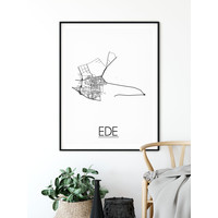 Ede Stadtplan-poster