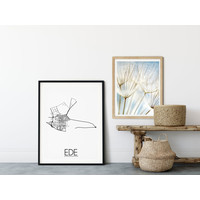Ede Stadtplan-poster