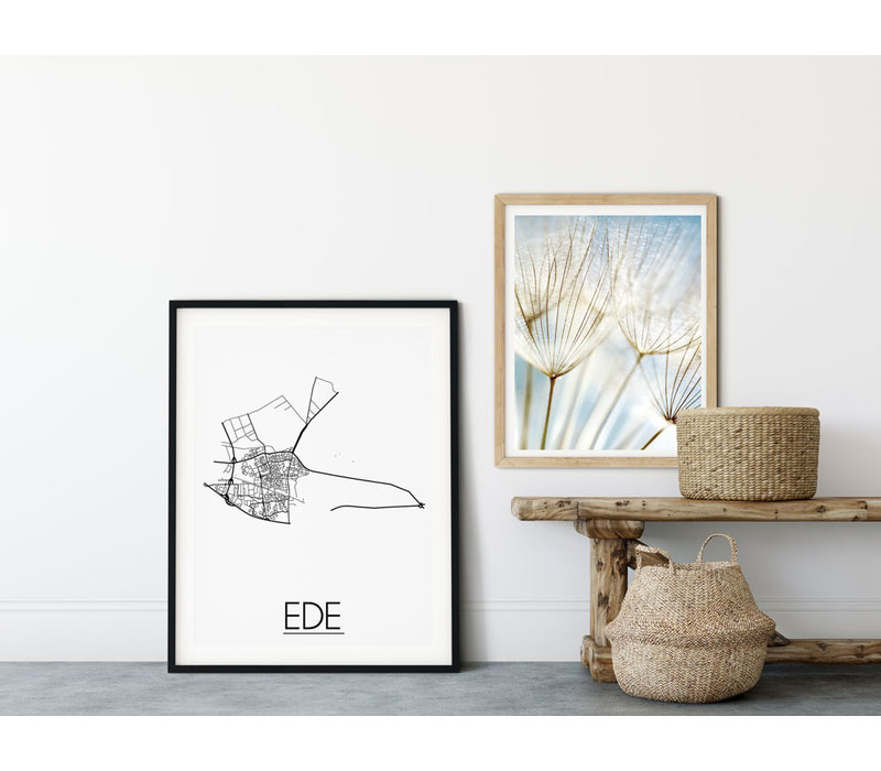 Ede Stadtplan-poster