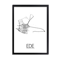 Ede Stadtplan-poster
