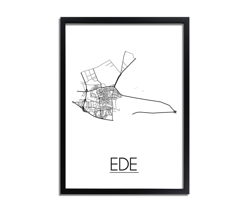 Ede Stadtplan-poster