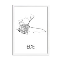 Ede Stadtplan-poster