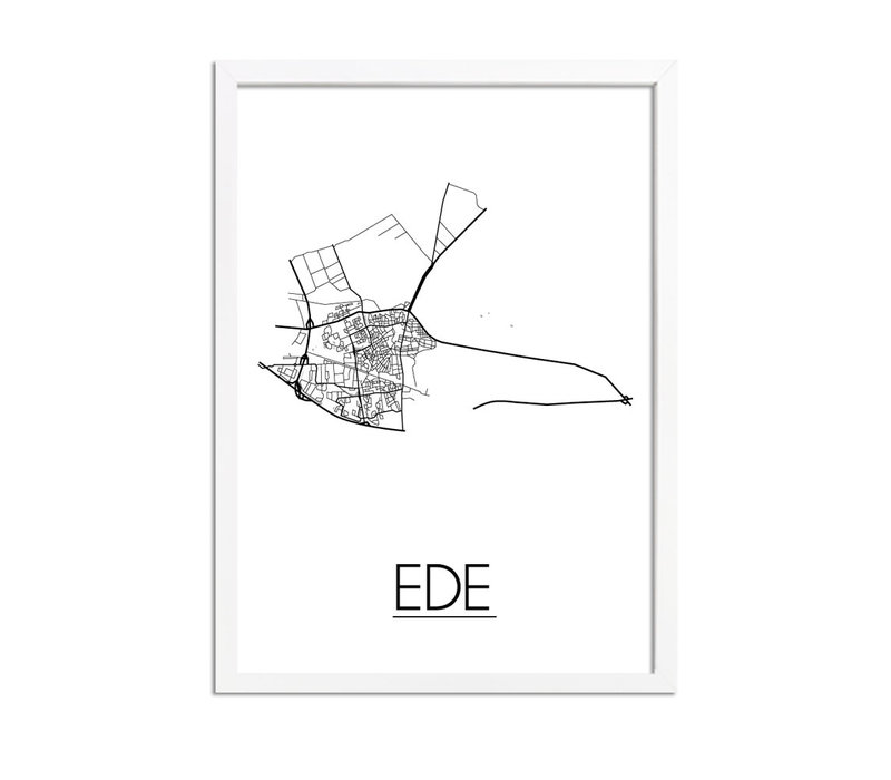 Ede Stadtplan-poster