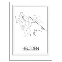 Heusden Stadtplan-poster