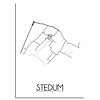 DesignClaud Stedum Plattegrond poster