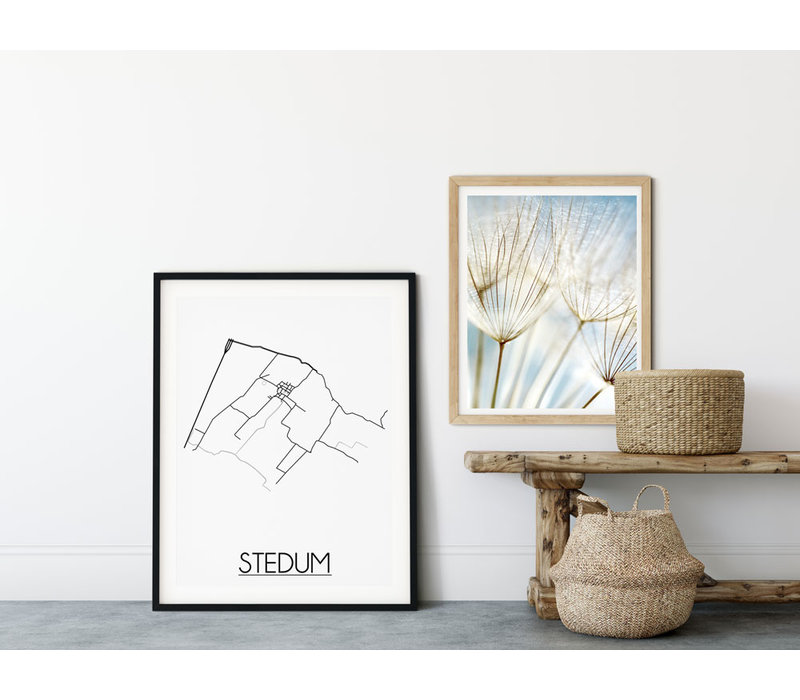 Stedum Stadtplan-poster