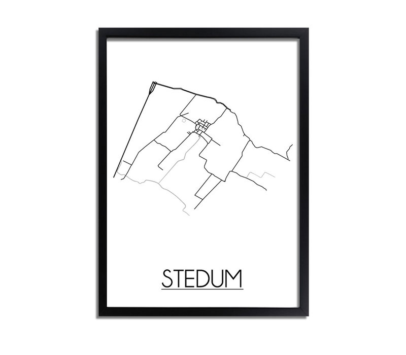 Stedum Stadtplan-poster