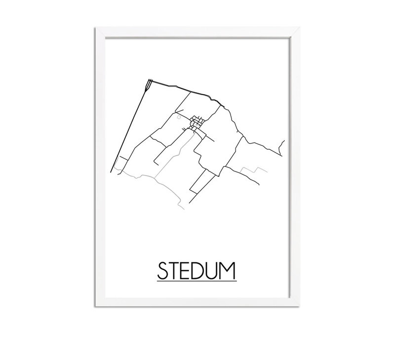 Stedum Stadtplan-poster