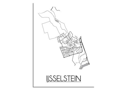 DesignClaud IJsselstein Stadtplan-poster