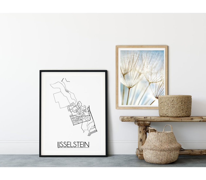 IJsselstein Stadtplan-poster