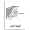 DesignClaud Harderwijk Plattegrond poster