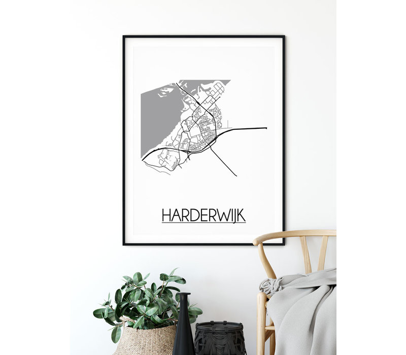 Harderwijk Stadtplan-poster