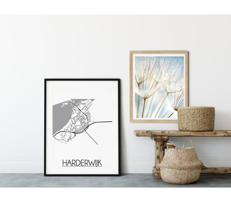 Harderwijk Stadtplan-poster