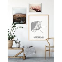 Harderwijk Stadtplan-poster