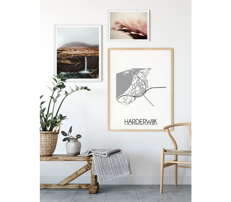 Harderwijk Stadtplan-poster