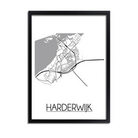 Harderwijk Stadtplan-poster