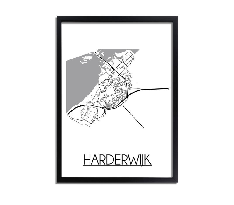 Harderwijk Stadtplan-poster