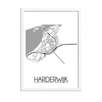 Harderwijk Stadtplan-poster