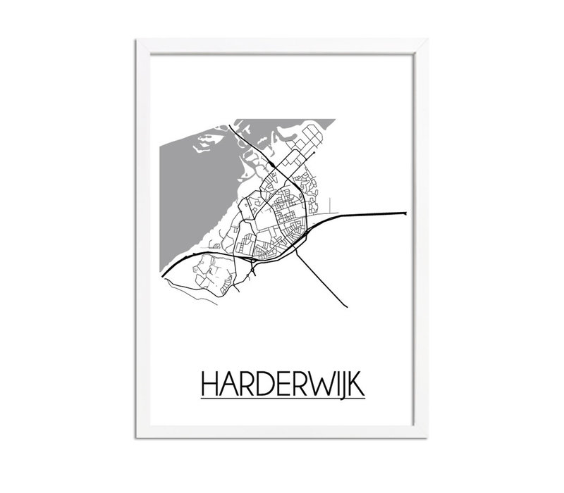 Harderwijk Stadtplan-poster