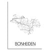 Bonheiden Plattegrond poster