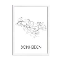 Bonheiden Stadtplan-poster