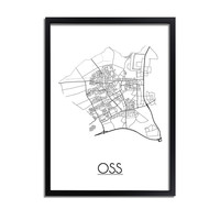 Oss Stadtplan-poster