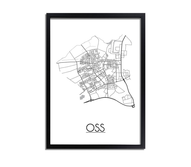 Oss Stadtplan-poster