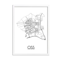 Oss Stadtplan-poster