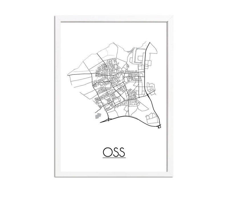 Oss Stadtplan-poster