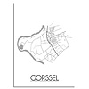 DesignClaud Gorssel Stadtplan-poster