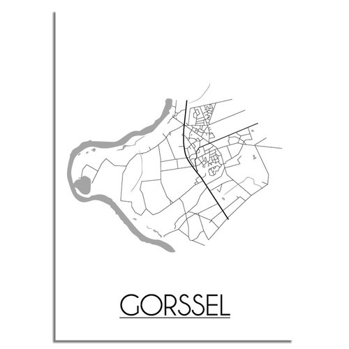 Gorssel Plattegrond poster 