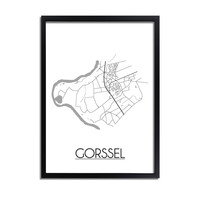 Gorssel Stadtplan-poster