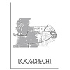 DesignClaud Loosdrecht Stadtplan-poster