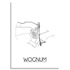 DesignClaud Wognum Stadtplan-poster