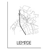 DesignClaud Liempde Niederlande Stadtplan-poster