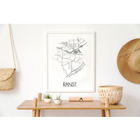 Ranst Stadtplan-poster