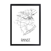 Ranst Stadtplan-poster