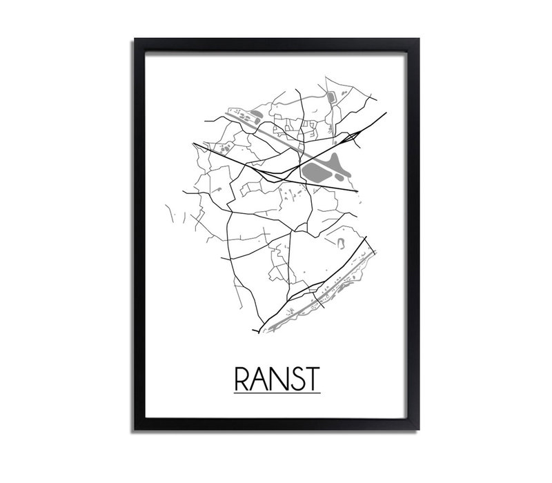 Ranst Stadtplan-poster