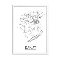 Ranst Stadtplan-poster