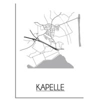 Kapelle Stadtplan-poster