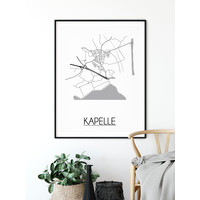 Kapelle Stadtplan-poster