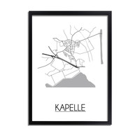Kapelle Stadtplan-poster
