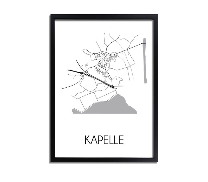 Kapelle Stadtplan-poster