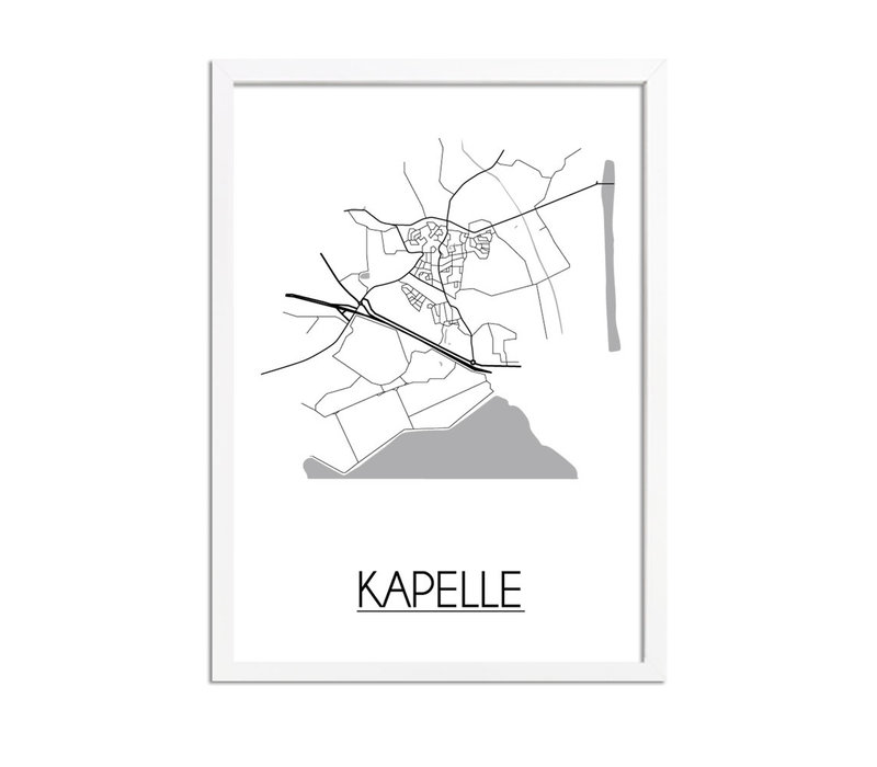 Kapelle Stadtplan-poster