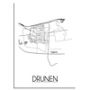 DesignClaud Drunen Stadtplan-poster
