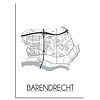 DesignClaud Barendrecht Stadtplan-poster