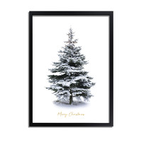 Weihnachtsposter Frohe Weihnachten Weihnachtsbaum - Goldlöckchen