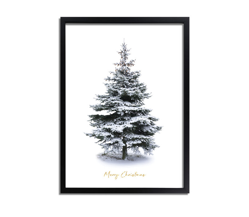 Weihnachtsposter Frohe Weihnachten Weihnachtsbaum - Goldlöckchen